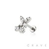 BUTTERFLY TOP THREADLESS (PUSH IN) 316L SURGICAL STEEL LABRET SET